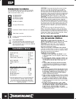 Preview for 22 page of Silverline 243009 Manual