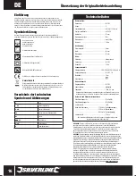 Preview for 16 page of Silverline 243507 Manual