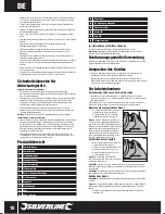 Preview for 18 page of Silverline 243507 Manual