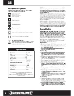 Preview for 5 page of Silverline 243574 Instruction Manual