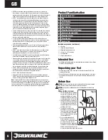 Preview for 7 page of Silverline 243574 Instruction Manual