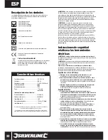 Предварительный просмотр 23 страницы Silverline 243574 Instruction Manual