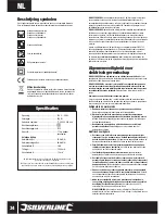 Предварительный просмотр 35 страницы Silverline 243574 Instruction Manual