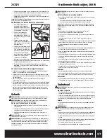 Предварительный просмотр 38 страницы Silverline 243574 Instruction Manual