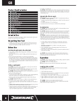 Preview for 6 page of Silverline 247820 Instructions Manual