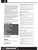 Предварительный просмотр 12 страницы Silverline 247820 Instructions Manual