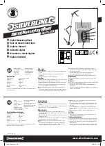 Предварительный просмотр 1 страницы Silverline 250582 Quick Start Manual