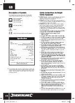 Preview for 43 page of Silverline 254301 Manual