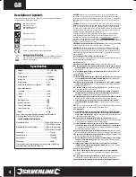 Preview for 4 page of Silverline 261310 Manual