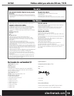 Preview for 19 page of Silverline 261362 Original Instructions Manual