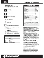 Preview for 16 page of Silverline 261792 Original Instructions Manual