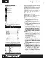 Preview for 5 page of Silverline 261812 Original Instructions Manual