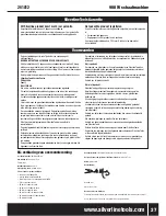 Предварительный просмотр 28 страницы Silverline 261812 Original Instructions Manual