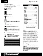 Preview for 4 page of Silverline 263040 Original Instructions Manual