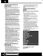 Предварительный просмотр 18 страницы Silverline 263040 Original Instructions Manual