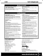 Preview for 21 page of Silverline 263040 Original Instructions Manual