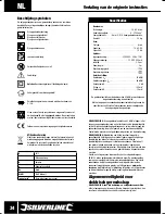 Preview for 34 page of Silverline 263040 Original Instructions Manual