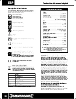 Предварительный просмотр 61 страницы Silverline 263040 Original Instructions Manual