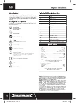 Preview for 4 page of Silverline 263511 Manual