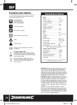 Предварительный просмотр 22 страницы Silverline 264568 Manual