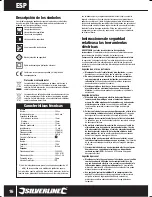 Предварительный просмотр 16 страницы Silverline 264576 Instruction Manual