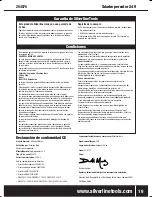 Preview for 19 page of Silverline 264576 Instruction Manual