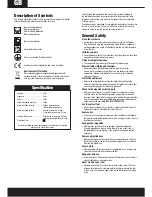 Предварительный просмотр 5 страницы Silverline 264782 User Manual