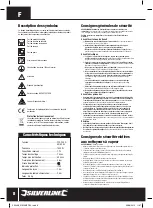 Предварительный просмотр 9 страницы Silverline 265438 Manual