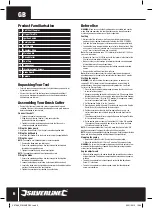 Preview for 7 page of Silverline 267969 Operating Instructions Manual