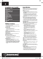 Preview for 13 page of Silverline 267969 Operating Instructions Manual