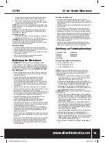 Preview for 20 page of Silverline 267969 Operating Instructions Manual