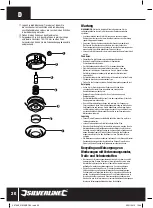 Preview for 21 page of Silverline 267969 Operating Instructions Manual