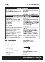 Preview for 22 page of Silverline 267969 Operating Instructions Manual