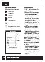 Preview for 35 page of Silverline 267969 Operating Instructions Manual