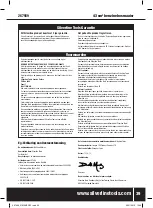 Предварительный просмотр 40 страницы Silverline 267969 Operating Instructions Manual