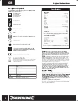 Preview for 4 page of Silverline 268895 Manual