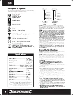 Preview for 4 page of Silverline 269131 User Manual