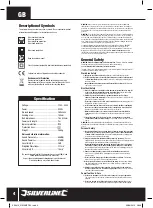 Preview for 4 page of Silverline 269415 Manual