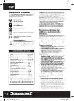 Preview for 16 page of Silverline 269415 Manual