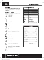 Preview for 6 page of Silverline 278581 Manual