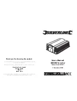 Предварительный просмотр 1 страницы Silverline 282572 User Manual