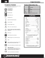 Preview for 4 page of Silverline 285873 Manual