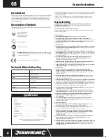 Preview for 6 page of Silverline 300316 Manual