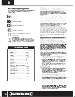 Предварительный просмотр 16 страницы Silverline 304583 User Manual