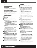 Предварительный просмотр 18 страницы Silverline 304583 User Manual