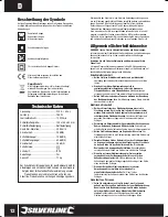 Preview for 12 page of Silverline 310456 Manual