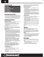 Preview for 14 page of Silverline 310456 Manual