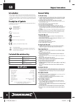 Preview for 6 page of Silverline 317338 Manual