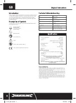 Preview for 6 page of Silverline 321030 Quick Manual