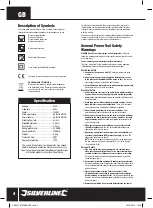 Preview for 5 page of Silverline 389431 Manual